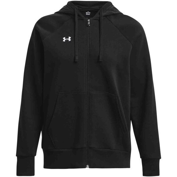 Under Armour Under Armour RIVAL FLEECE FZ HOODIE Дамски суитшърт, черно, размер