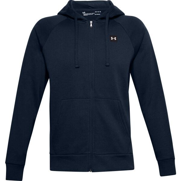 Under Armour Under Armour RIVAL FLEECE FZ HOODIE Мъжки суитшърт, тъмносин, размер