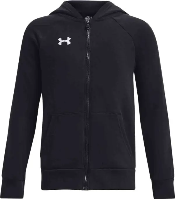 Under Armour Under Armour RIVAL FLEECE FZ HOODIE Суитшърт за момчета, черно, размер M