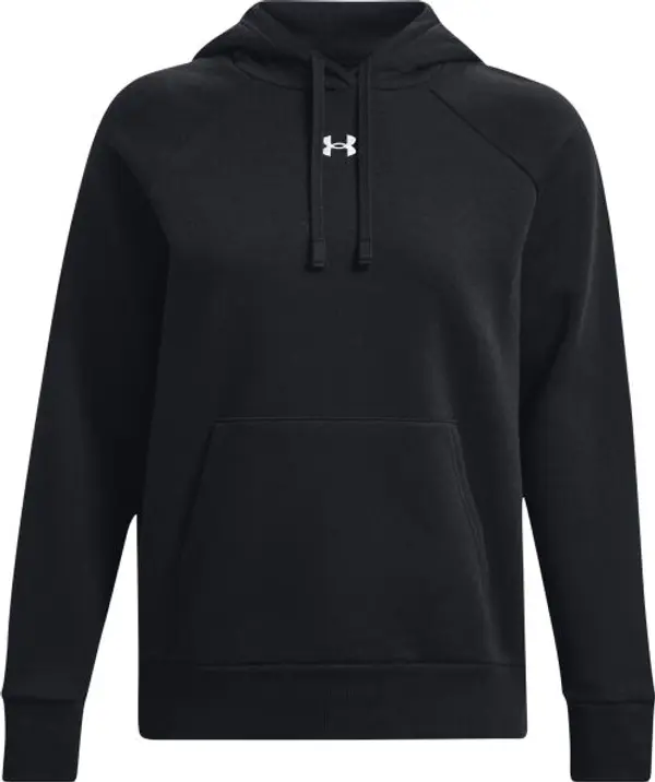 Under Armour Under Armour RIVAL FLEECE HOODIE Дамски суитшърт, черно, размер