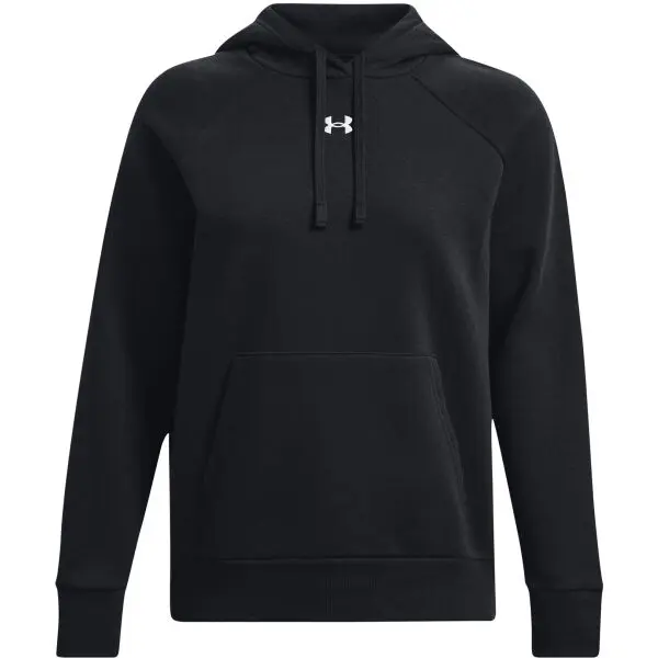 Under Armour Under Armour RIVAL FLEECE HOODIE Дамски суитшърт, черно, размер L