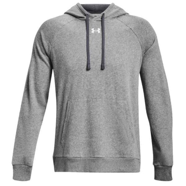 Under Armour Under Armour RIVAL FLEECE HOODIE Мъжки суитшърт, сиво, размер