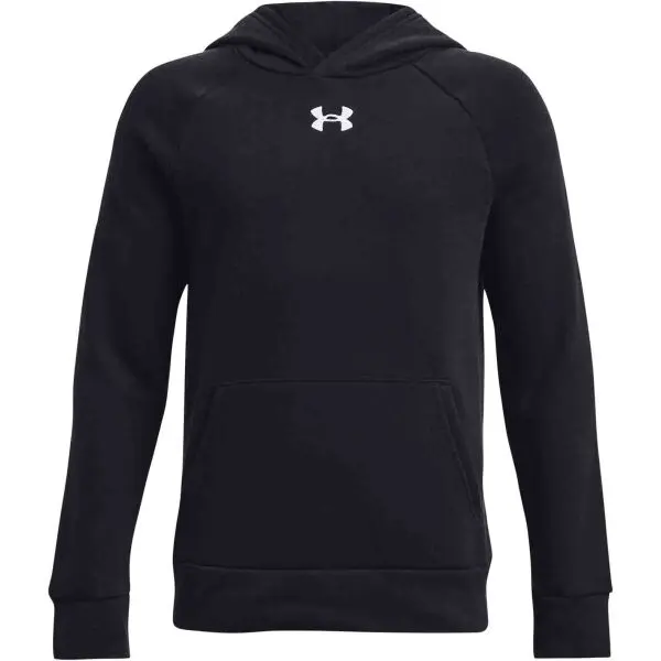 Under Armour Under Armour RIVAL FLEECE HOODIE Суитшърт за момчета, черно, размер XS