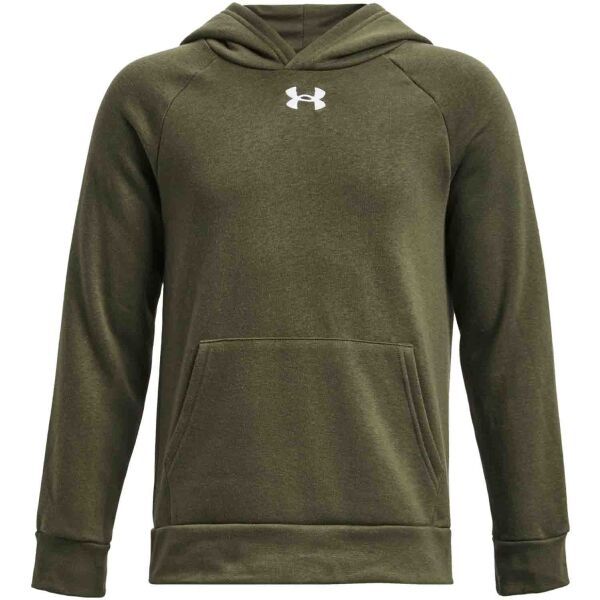 Under Armour Under Armour RIVAL FLEECE HOODIE Суитшърт за момчета, khaki, размер