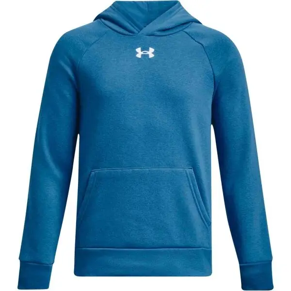 Under Armour Under Armour RIVAL FLEECE HOODIE Суитшърт за момчета, синьо, размер XS