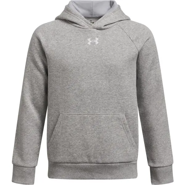 Under Armour Under Armour RIVAL FLEECE HOODIE Суитшърт за момчета, сиво, размер M