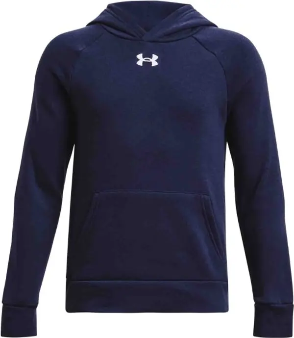 Under Armour Under Armour RIVAL FLEECE HOODIE Суитшърт за момчета, тъмносин, размер M