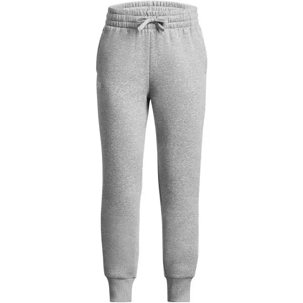 Under Armour Under Armour RIVAL FLEECE JOGGERS Долнище за момичета, сиво, размер S