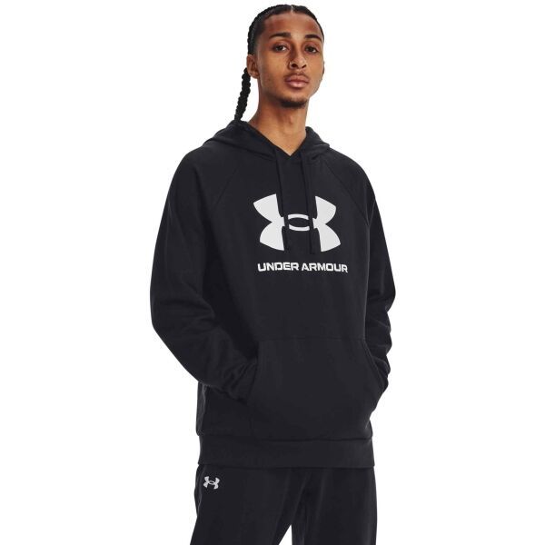 Under Armour Under Armour RIVAL FLEECE LOGO HD Мъжки суитшърт, черно, размер
