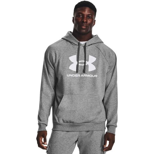 Under Armour Under Armour RIVAL FLEECE LOGO HD Мъжки суитшърт, сиво, размер