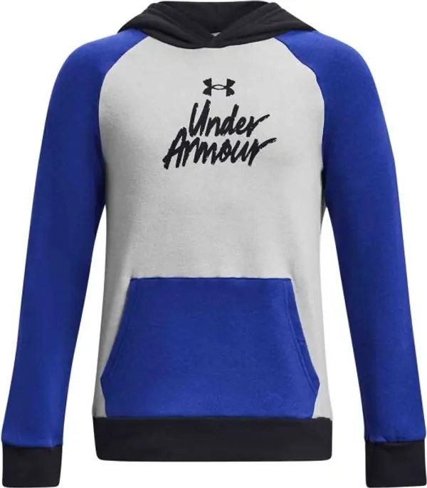 Under Armour Under Armour RIVAL FLEECE SCRIPT CB HD Суитшърт за момчета, синьо, размер XL
