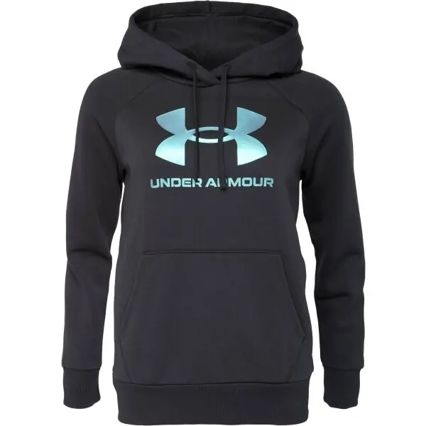 Under Armour Under Armour RIVAL FLEECE SHIMMER Дамски суитшърт, черно, размер