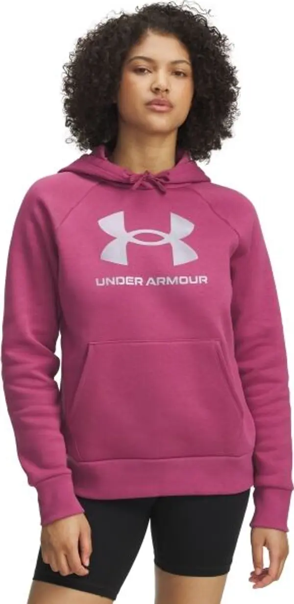 Under Armour Under Armour RIVAL FLEECE SHIMMER Дамски суитшърт, червено, размер S