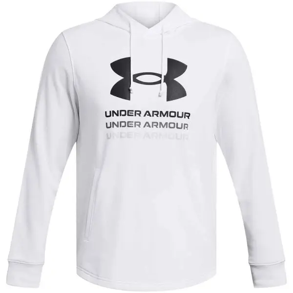 Under Armour Under Armour RIVAL Мъжки суитшърт, бяло, размер XXXL