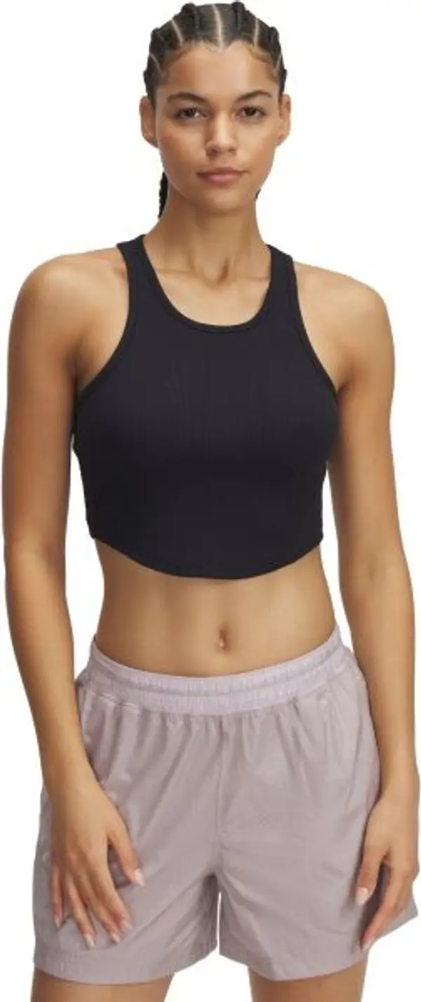 Under Armour Under Armour RIVAL RIB TANK Дамски потник, черно, размер M