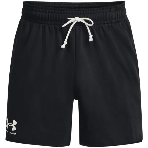 Under Armour Under Armour RIVAL TERRY 6IN Мъжки шорти, черно, размер M