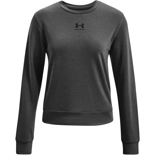 Under Armour Under Armour RIVAL TERRY CREW Дамски суитшърт, тъмносиво, размер M