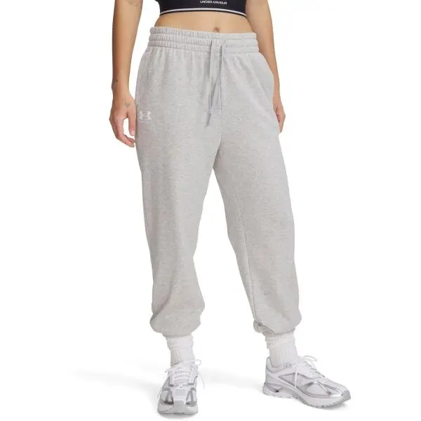 Under Armour Under Armour RIVAL TERRY Дамски спортен панталон, сиво, размер M