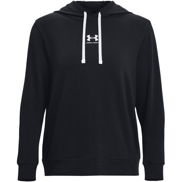 Under Armour Under Armour RIVAL TERRY HOODIE Дамски суитшърт, черно, размер