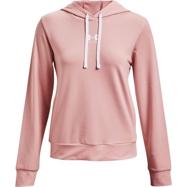 Under Armour Under Armour RIVAL TERRY HOODIE Дамски суитшърт, розово, размер