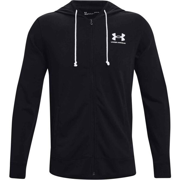 Under Armour Under Armour RIVAL TERRY LC FZ Мъжки суитшърт, черно, размер
