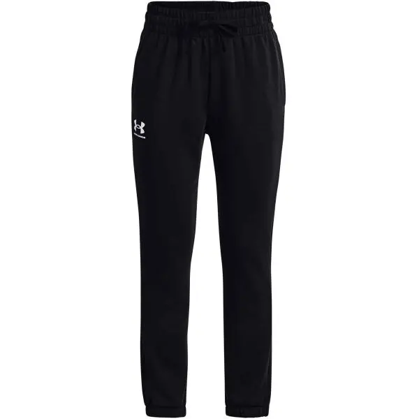 Under Armour Under Armour RIVAL TERRY Момичешки панталони, черно, размер L