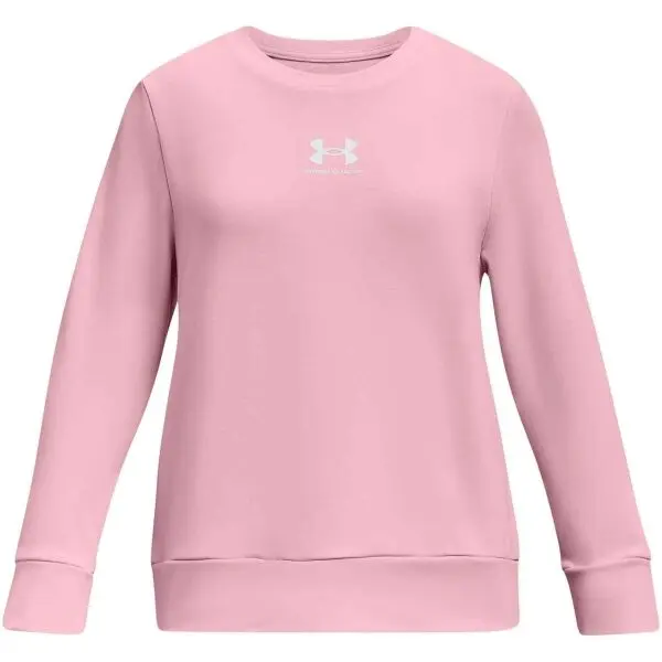 Under Armour Under Armour RIVAL TERRY Момичешки суитшърт, розово, размер XL