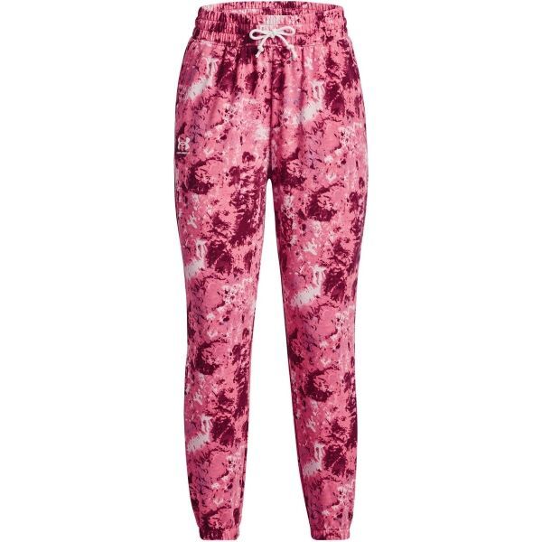 Under Armour Under Armour RIVAL TERRY PRINT JOGGER Дамско спортно долнище, розово, размер