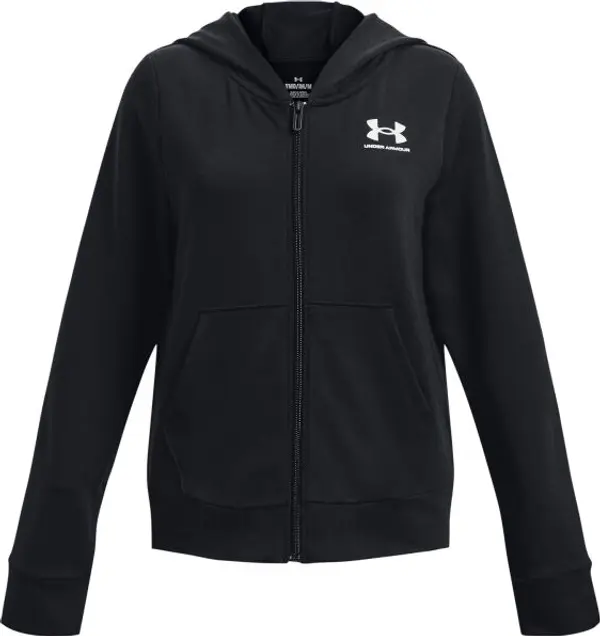Under Armour Under Armour RIVAL TERRY Суитшърт за момичета, черно, размер XL