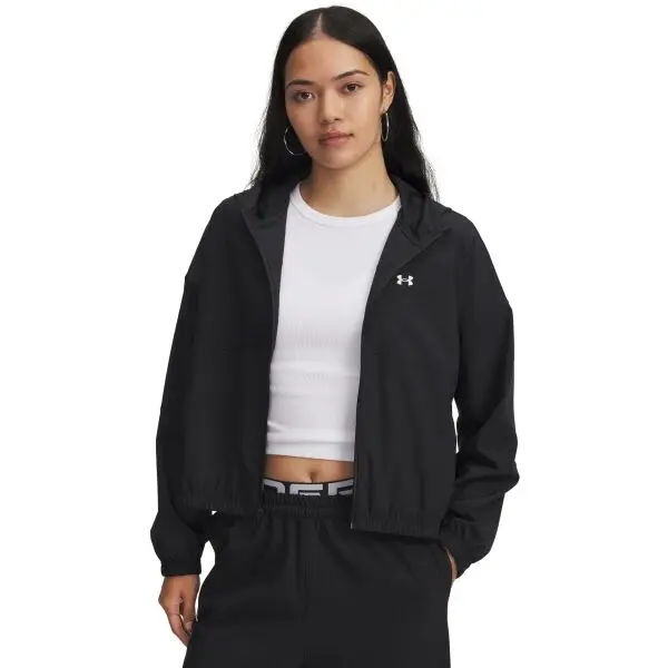 Under Armour Under Armour RIVAL WOVEN Дамско леко яке, черно, размер