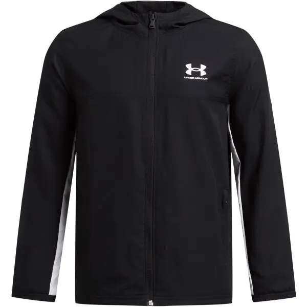 Under Armour Under Armour RIVAL WOVEN JACKET Детско яке, черно, размер XS