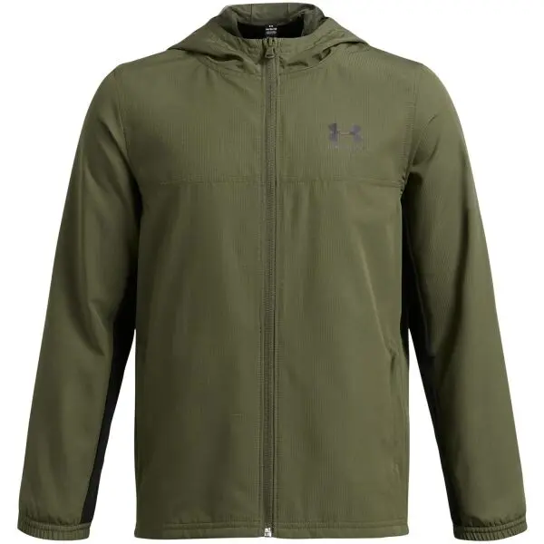 Under Armour Under Armour RIVAL WOVEN JACKET Детско яке, тъмнозелено, размер M