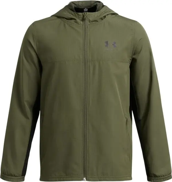 Under Armour Under Armour RIVAL WOVEN JACKET Детско яке, тъмнозелено, размер M