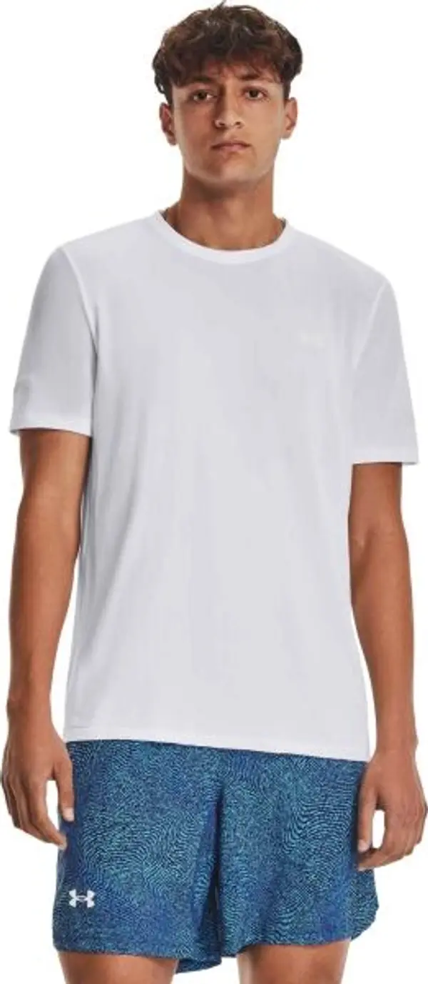 Under Armour Under Armour SEAMLESS STRIDE Мъжка тениска, бяло, размер