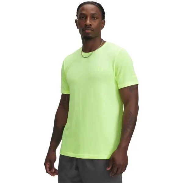 Under Armour Under Armour SEAMLESS STRIDE Мъжка тениска, светлоотразителен неон, размер L