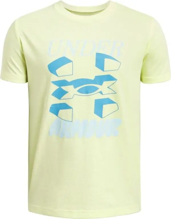 Under Armour Under Armour SPLIT BIG LOGO Момчешка тениска, жълто, размер M