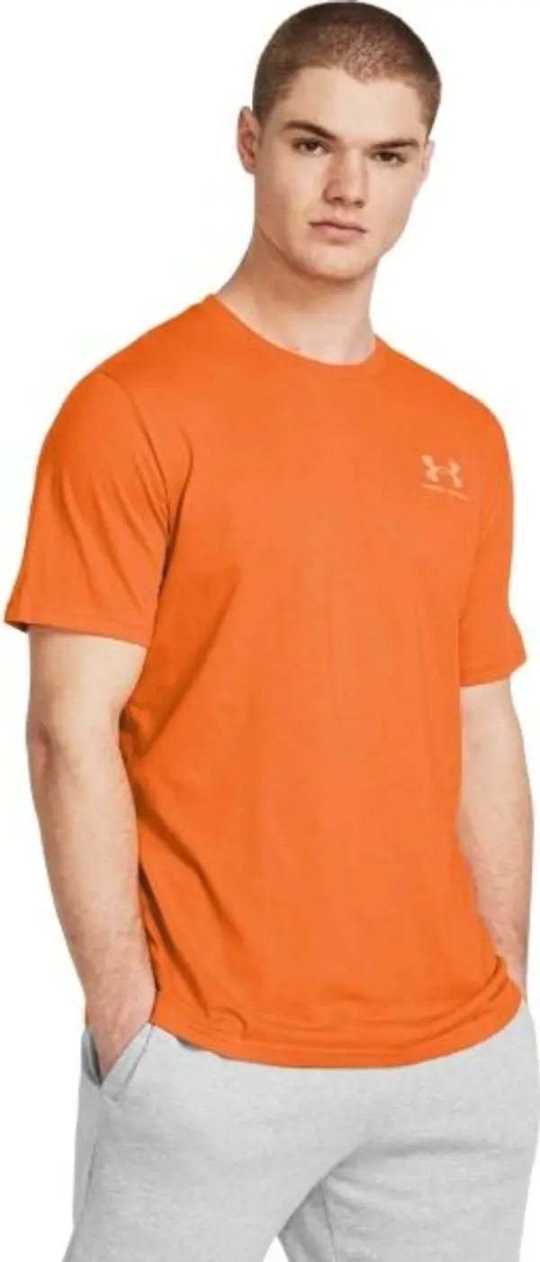 Under Armour Under Armour SPORTSTYLE LC SS Мъжка тениска, оранжево, размер S
