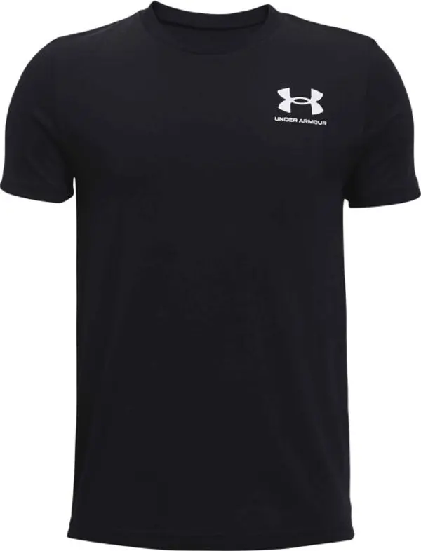 Under Armour Under Armour SPORTSTYLE LEFT CHEST SS Тениска за момчета, черно, размер M