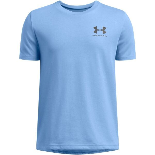 Under Armour Under Armour SPORTSTYLE LEFT CHEST SS Тениска за момчета, светлосиньо, размер