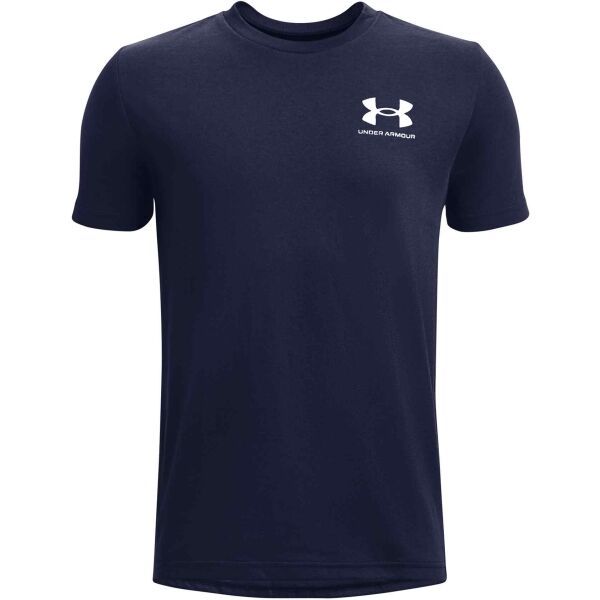 Under Armour Under Armour SPORTSTYLE LEFT CHEST SS Тениска за момчета, тъмносин, размер