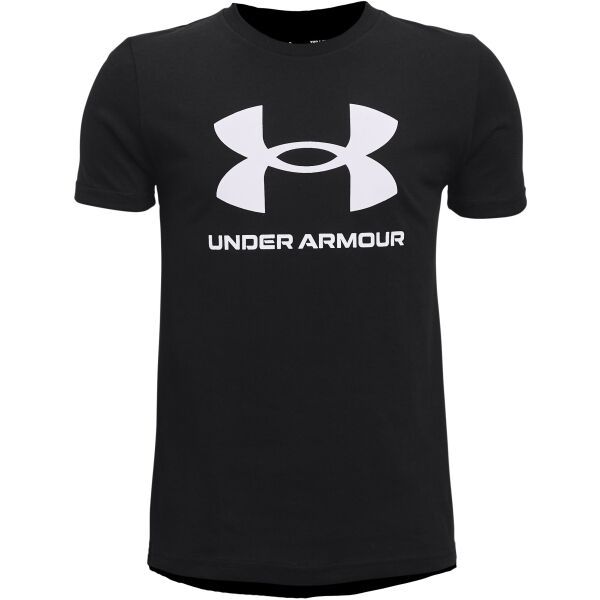 Under Armour Under Armour SPORTSTYLE LOGO SS Тениска за момчета, черно, размер