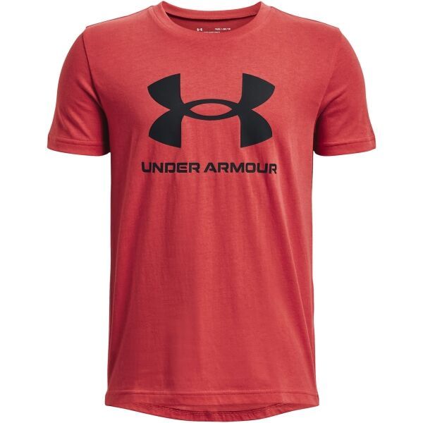 Under Armour Under Armour SPORTSTYLE LOGO SS Тениска за момчета, червено, размер