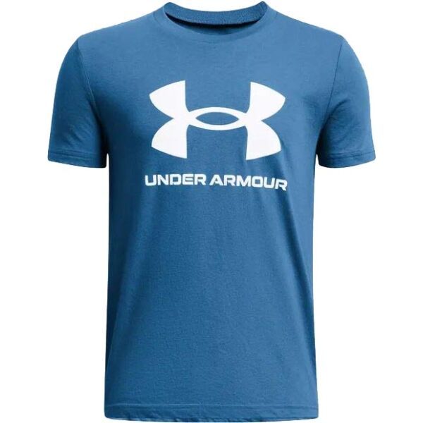 Under Armour Under Armour SPORTSTYLE LOGO SS Тениска за момчета, синьо, размер