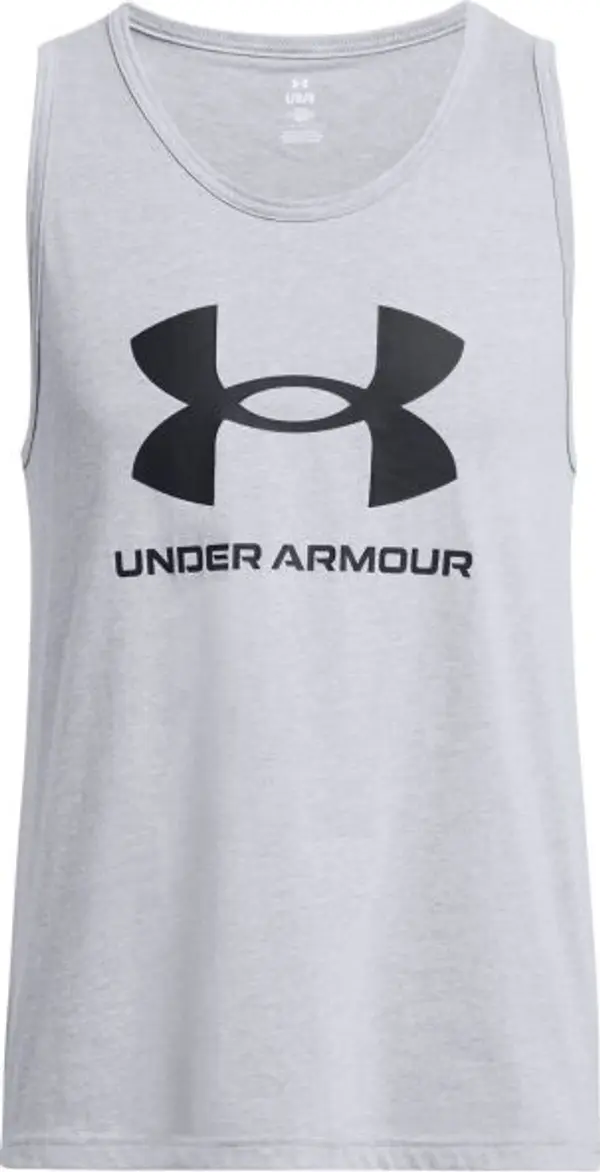 Under Armour Under Armour SPORTSTYLE Мъжки потник, сиво, размер L