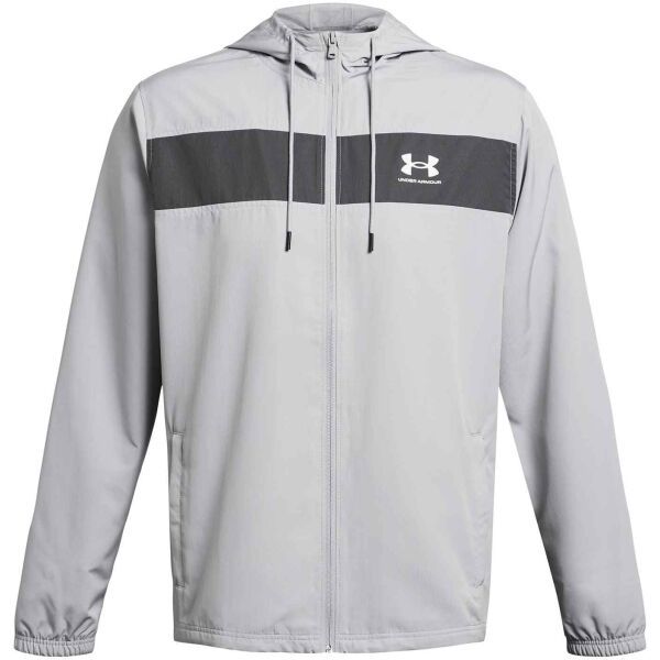 Under Armour Under Armour SPORTSTYLE WINDBREAKER Мъжко яке, сиво, размер