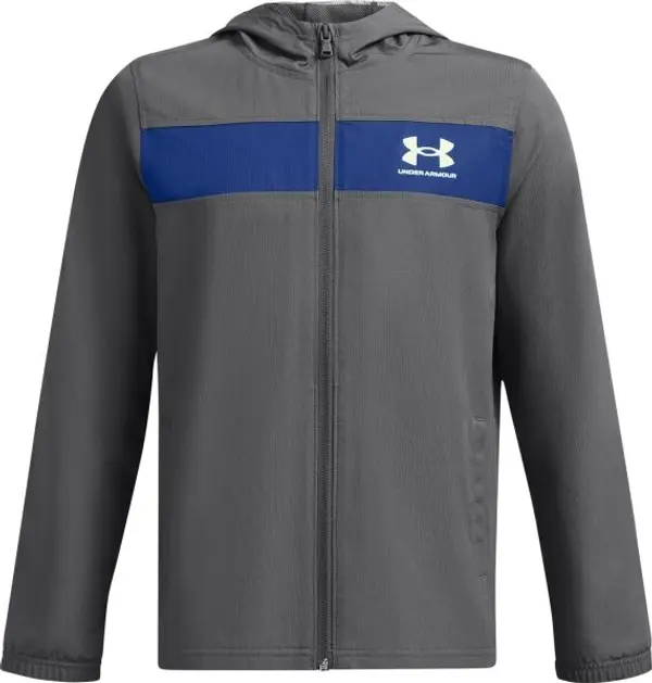 Under Armour Under Armour SPORTSTYLE WINDBREAKER Яке за момчета, тъмносиво, размер L