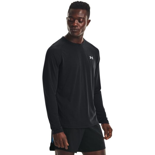 Under Armour Under Armour STREAKER LONGSLEEVE Мъжка блуза, черно, размер