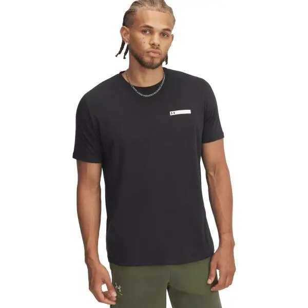 Under Armour Under Armour STRIP LOGO Мъжка тениска, черно, размер