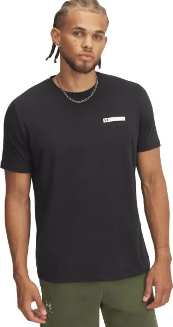 Under Armour Under Armour STRIP LOGO Мъжка тениска, черно, размер