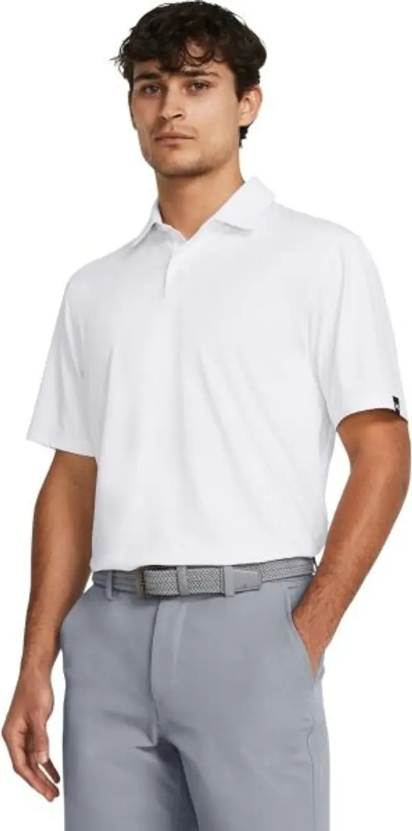Under Armour Under Armour T2G Мъжка тениска с яка, бяло, размер L